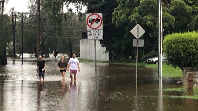 Flooding in NSW in March. Picture: Jim O'Rourke