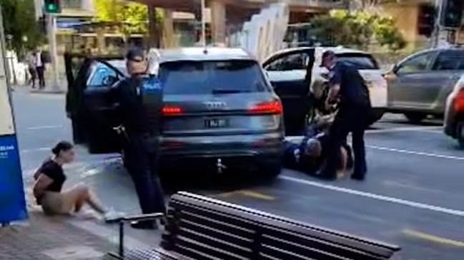 Police incident in Brisbane CBD