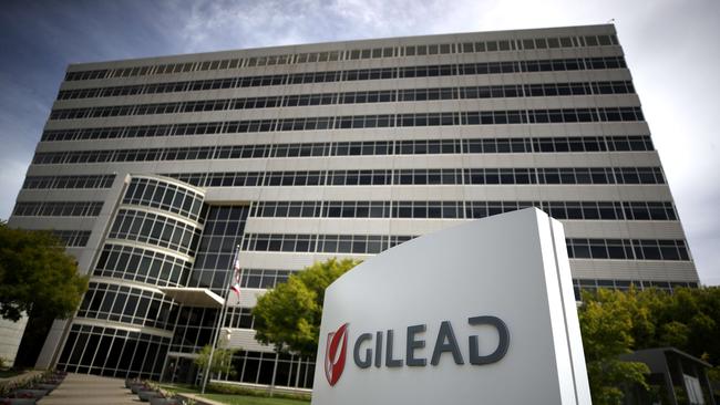 Pharmaceutical giant Gilead Sciences has developed a competitor to hydroxychloroquine. Picture: Justin Sullivan/Getty Images