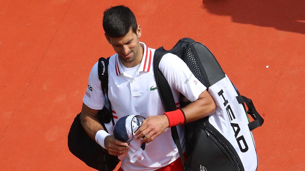 Novak Djokovic was stunned by his ‘awful performance’. (Photo by Valery HACHE / AFP)