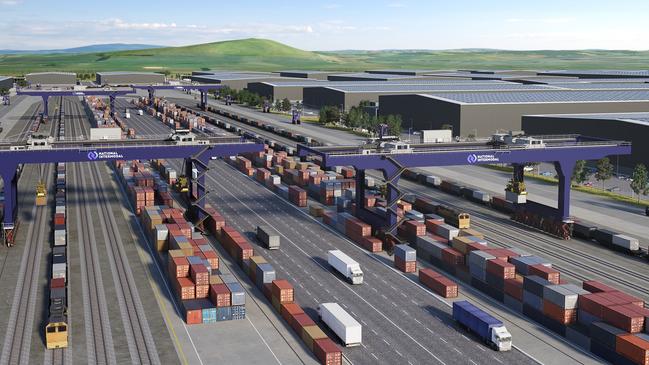 The Beveridge Intermodal Precinct will create jobs in robotics, modern logistics, and advanced supply chain management. Picture: Supplied