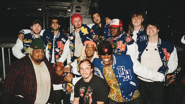 American hip-hop/R&amp;B group Brockhampton, which went out with a double bang by releasing its final two albums in the space of two days. Picture: Lucas Creighton