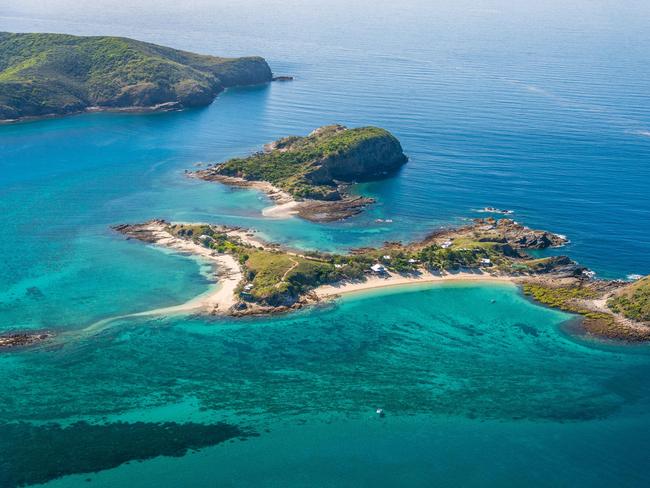 Pumpkin Island, a private island eco-retreat nestled in the Keppel Islands, Queensland. Picture: Supplied