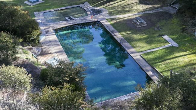 Free wi-fi has been installed a popular thermal pool at Yarrangobilly in the Kosciuszko National Park. Picture: Dylan Robinson