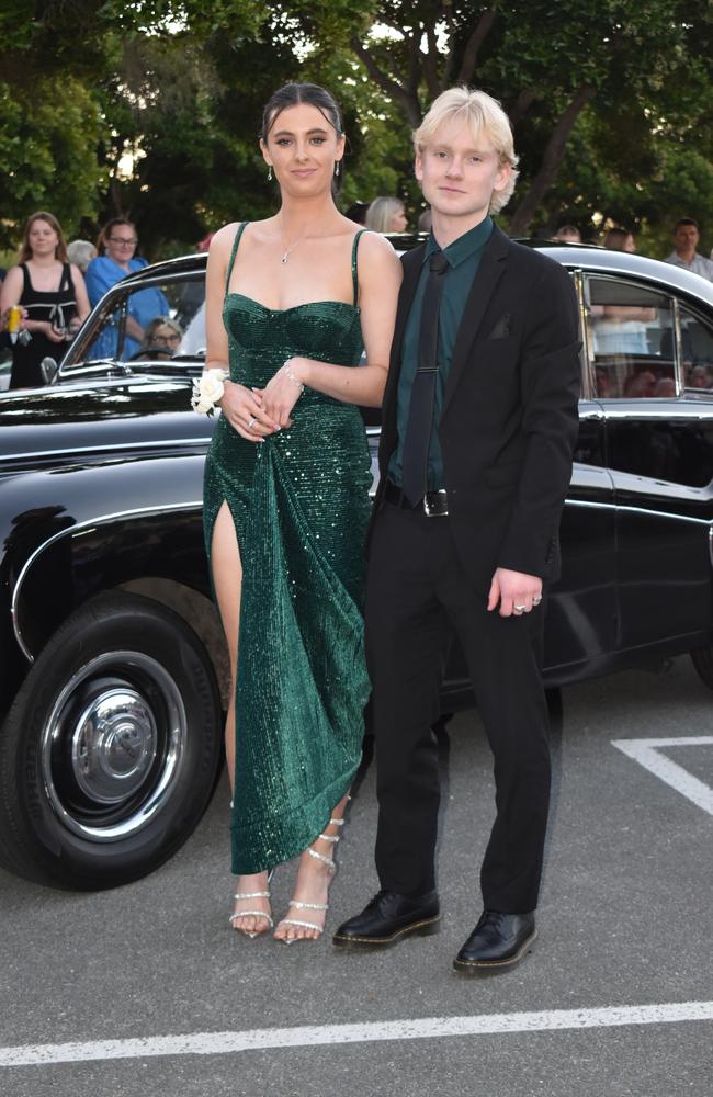 Students at Kawana Waters State College Year 12 formal 2024.