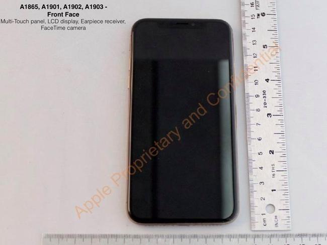 It is unknown why the phone colour wasn’t released. Picture: FCC/Apple