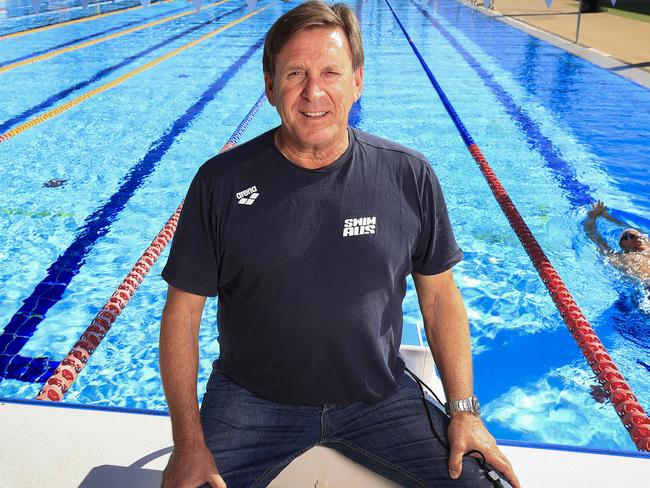 Australian swim coach Michael Bohl at the Gold Coast Aquatic Centre, Southport. Picture: Adam Head