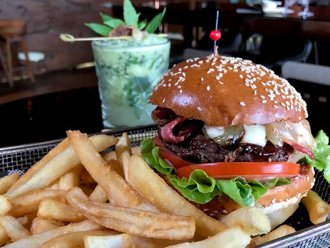 Grain Bar’s awesome Grain Burger. Picture: Jenifer Jagielski