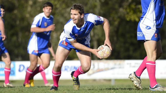 NRRRL round 15 match between the Grafton Ghosts and Kyogle Turkey's at McGuren Park on Sunday. Ghosts captain Ryan Farrell during the match. Photo Debrah Novak / The Daily Examiner