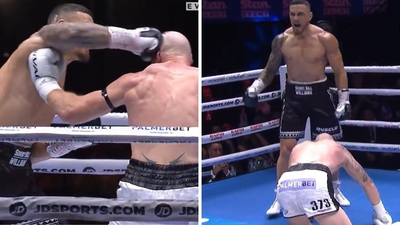 Sonny Bill Williams vs Barry Hall boxing: Judges scores, knockout ...