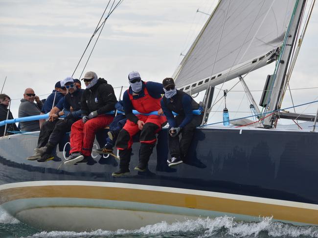 Line honours leader Alive is eyeing a race record.