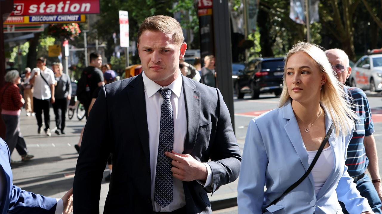 George Burgess pleaded not guilty last year to a single charge related to allegations he ‘sexually touched’ a woman’s bottom. Picture: NCA NewsWire / Damian Shaw