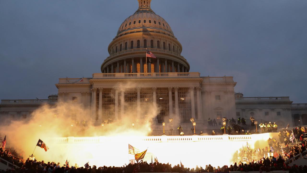 The Capitol on the evening of January 6. Picture: Leah Millis/Reuters