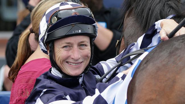 Linda Meech will return to race-riding at Donald on Saturday. Picture: AAP