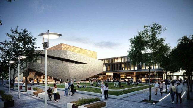 An artist impression of the state-of-the-art performing arts centre earmarked for Castle Towers. Picture: Supplied