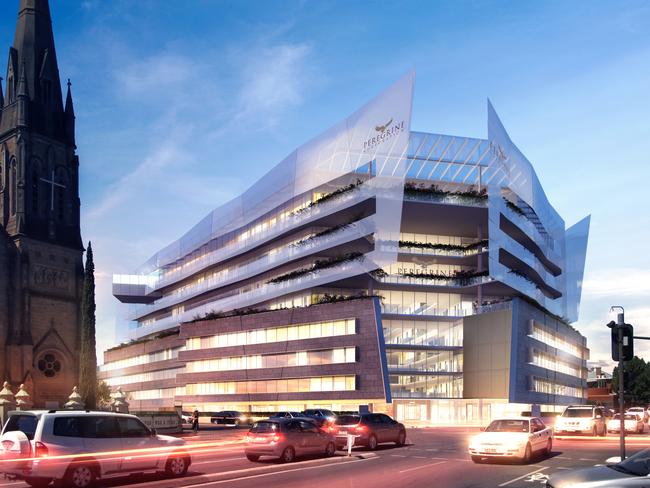 Peregrine Corporation’s proposed new head office in Kensington. Source: MPH Architects