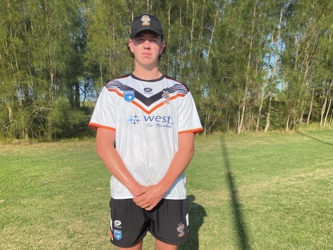 PJ French is in the Wests Tigers pathways. Picture: Contributed
