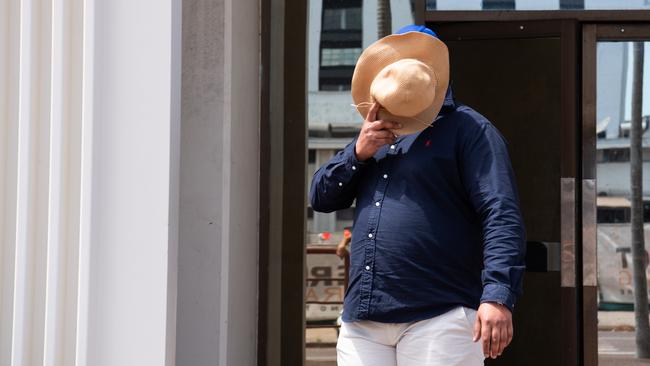 Adelaide truck driver Mohammed Tasleem Dean Tahir, 35, leaving Darwin Local Court. Picture: Pema Tamang Pakhrin