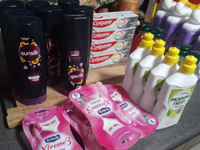 The woman got the products without paying a cent. Picture: Facebook/Markdown Addicts Australia