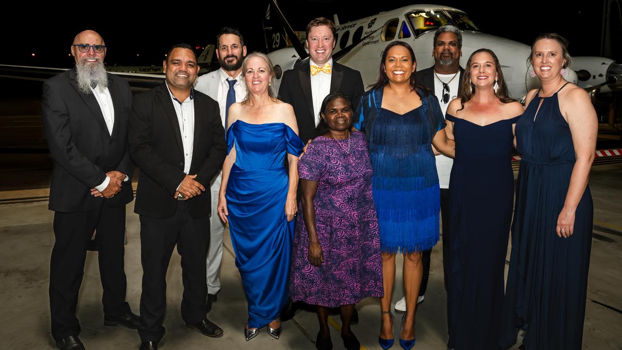 CareFlight's 2025 Hangar Ball raised more than $230,000 to support emergency aeromedical services across the Northern Territory. The event was James Bond-themed and welcomed more than 450 guests. Picture: North Australia Media