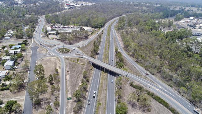 The Mount Crosby interchange. Picture: Cordell Richardson