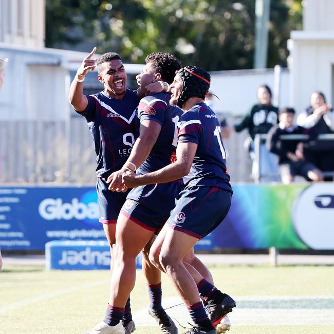 Langer Trophy schoolboy rugby league grand final between Palm Beach Currumbin SHS and Ipswich SHS. Picture: Nigel Hallett