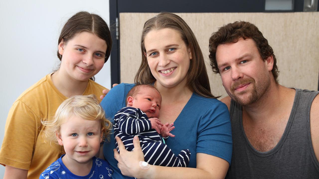 Theordore David Valenta. Born April 29, 2025. Weight:3745g. Parents: Elizabeth and Christopher and siblings Annabelle and Nathaniel from Lara. Picture: Alison Wynd