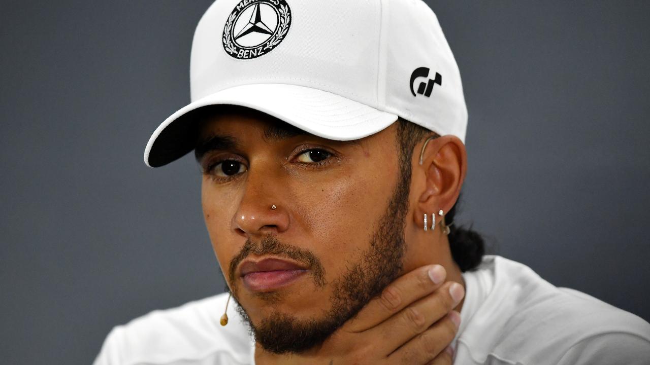 Crook, but still quick: Lewis Hamilton is under the weather.