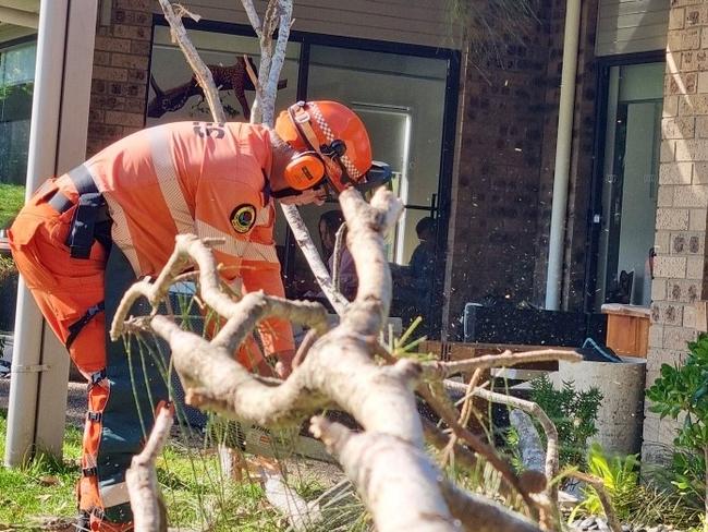 Most of the damage in New South Wales was in the southeast. Picture: NSW SES