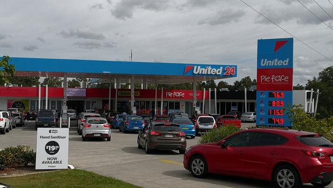 United petrol station on Gold Coast Highway in Arundel. Photo: Supplied