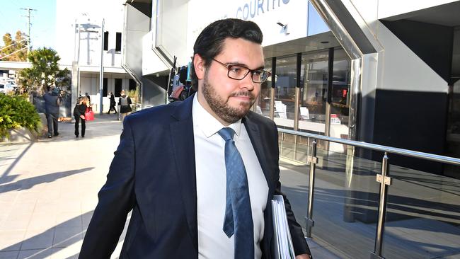 Mr Lehrmann fronted Toowoomba Magistrates Court in June for the first time since the charges were laid but has been excused from attending Thursday’s proceedings. Picture: NewsWire / John Gass