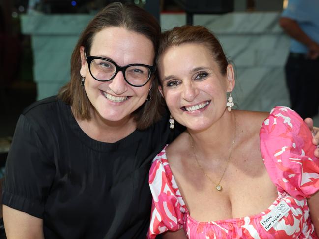 Lori Phegan and Reggie Bird at the Sovereign Islands and Surround Community Luncheon at Ioesco Restaurant Sanctuary Cove for Gold Coast at Large. Picture, Portia Large.