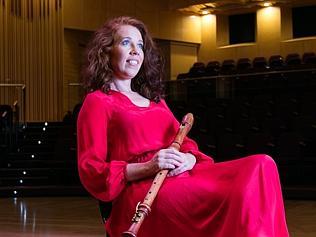 Supplied Editorial The Barker Ngeringa concert hall recorder player Genevieve Lacey Photo: Russell Millard