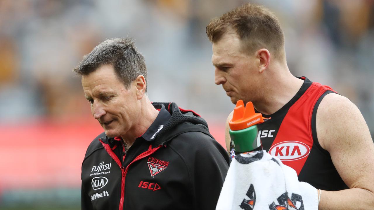 Brendon Goddard has spoken of the time he was sacked by Essendon. Photo: David Crosling/AAP Image.