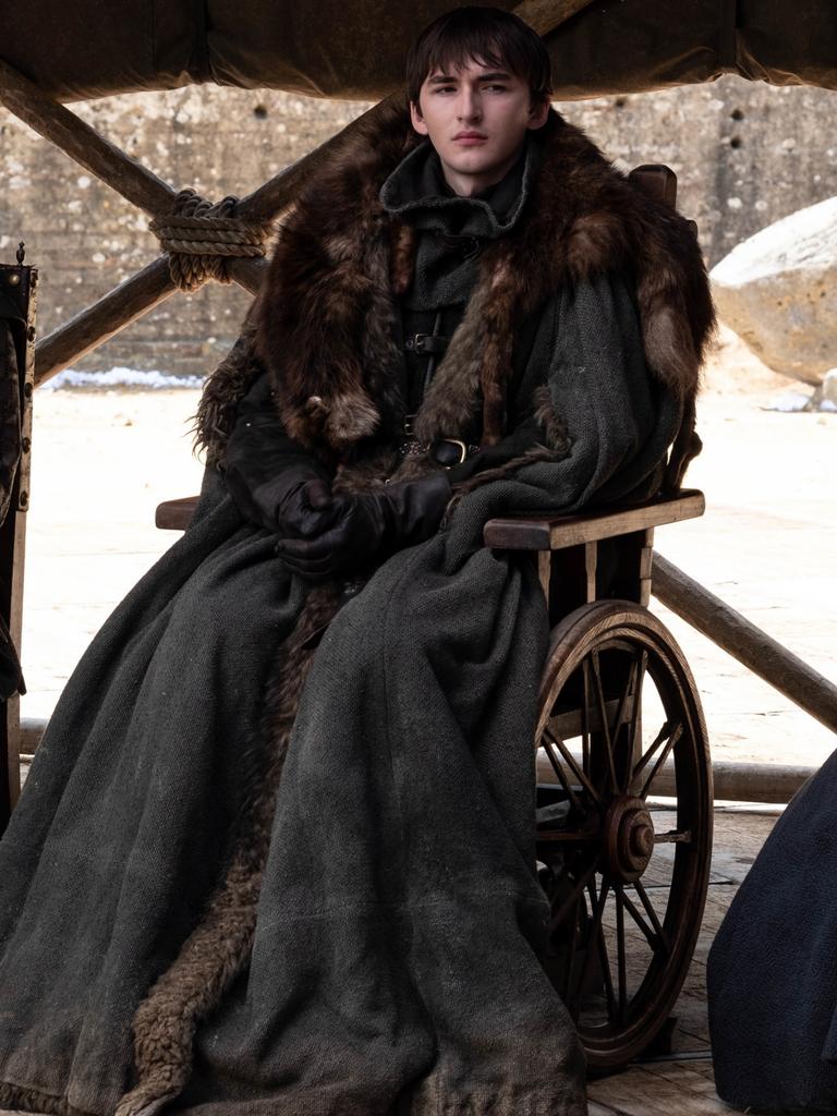 Isaac Hempstead Wright as Bran Stark in HBO series <i id="U704419928214sD" style="font-weight:normal;font-style:normal;">Game of Thrones</i> Picture: Macall B. Polay/HBO