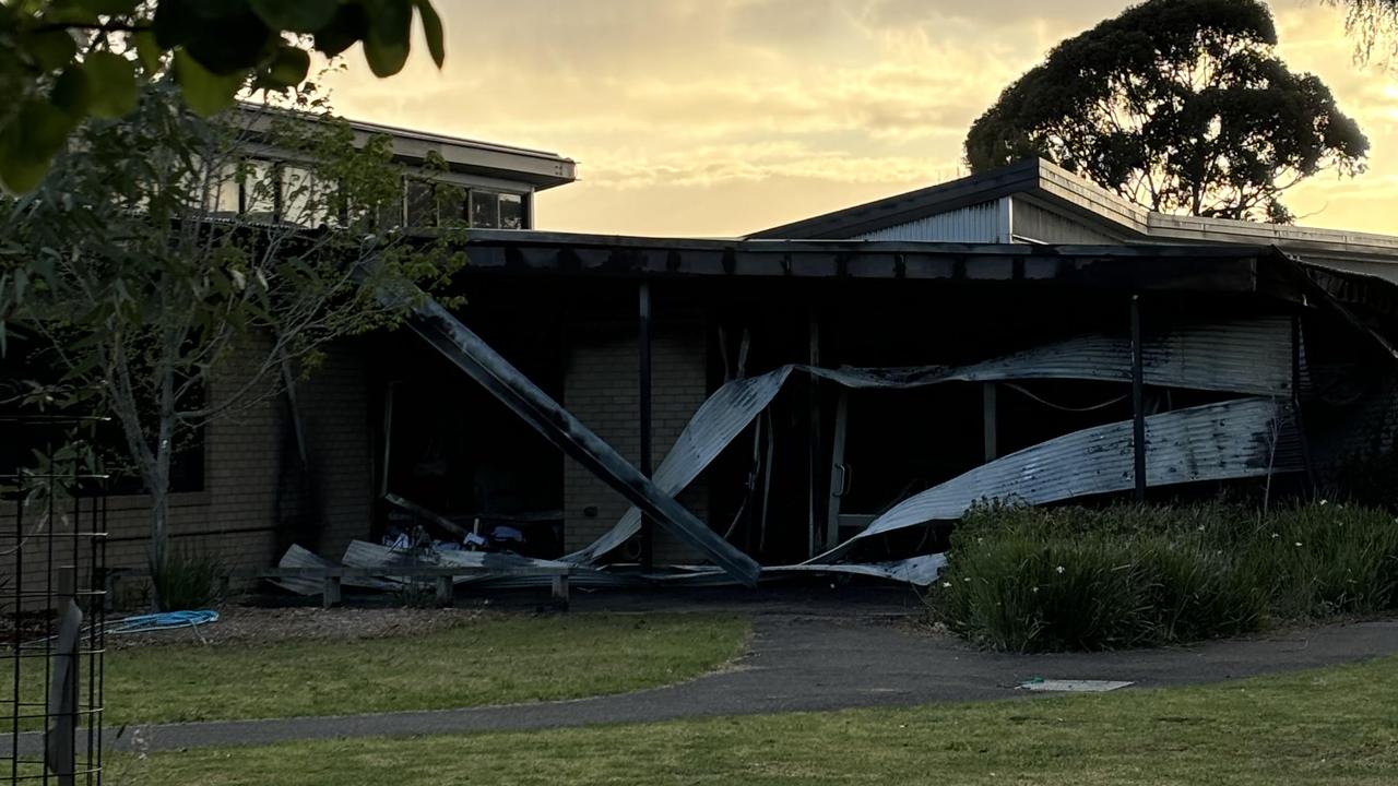 Northern Bay College's Hendy St campus has been badly damaged.