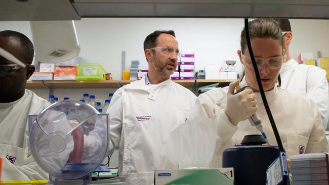 University of Queensland Professor Trent Munro and his team are working on a vaccine for coronavirus.