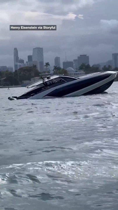 Influencers stranded as $4m yacht sinks