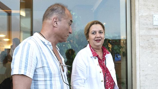 Ms Palaszczuk on holiday in Naples with Dr Adib. Picture: Victor Sokolowicz