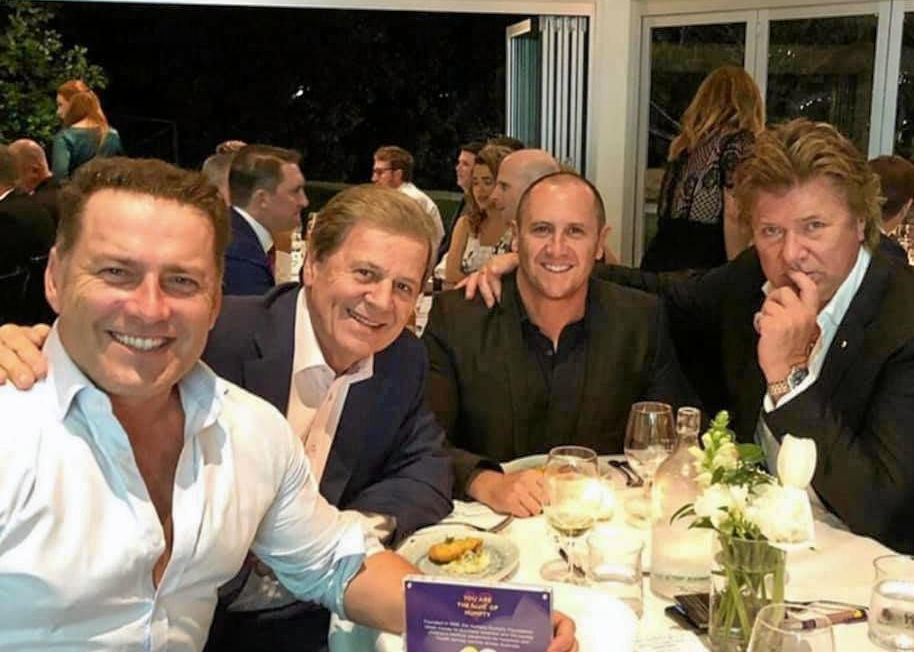 Karl Stefanovic, Ray Martin, Larry Emdur and Richard Wilkins at the Reed & Co Estate Agents inaugural Charity Gala in collaboration with the LOYAL Foundation and The Humpty Dumpty Foundation . Picture: Jason Smith Photography