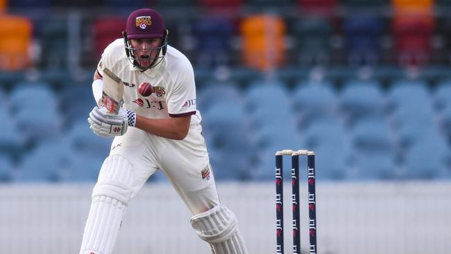 Matt Renshaw made an 89 for Queensland and failed to make the Test squad. Pic: AAP 