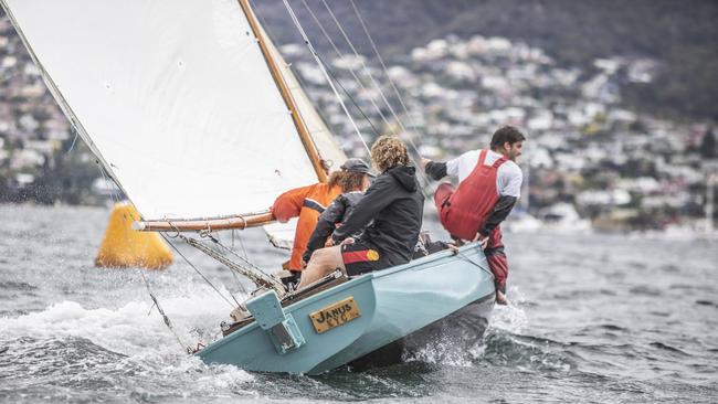 Derwent Class boats in action ahead of the Australian Wooden Boat Festival.