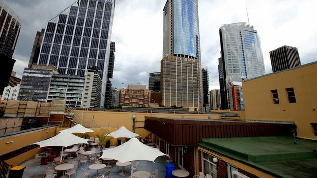 The rooftop, pictured in 2016, was previously used a staff lunch area. Picture: Stephen Cooper