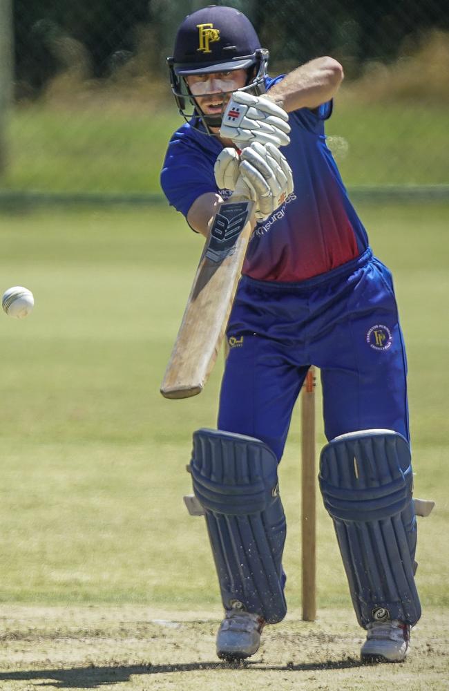 Nick Mann batting for the Heat.