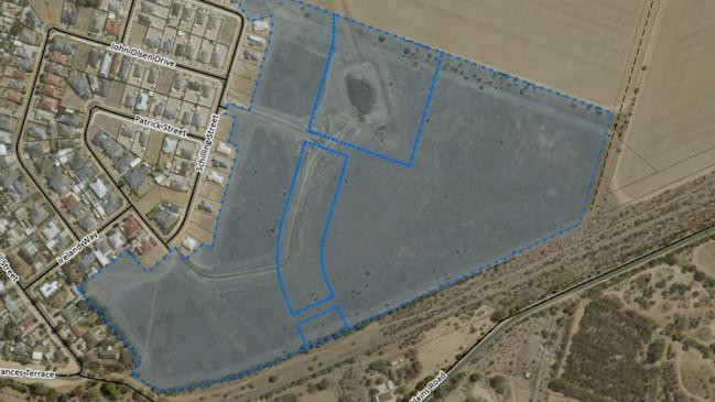 The housing estate will be in the blue section. Picture: APDS