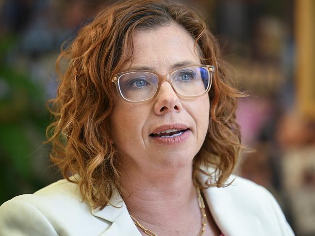 CANBERRA, AUSTRALIA  - NewsWire Photos - February 13, 2025: Hon Amanda Rishworth MP at Parliament House in Canberra. Picture: NewsWire / Martin Ollman