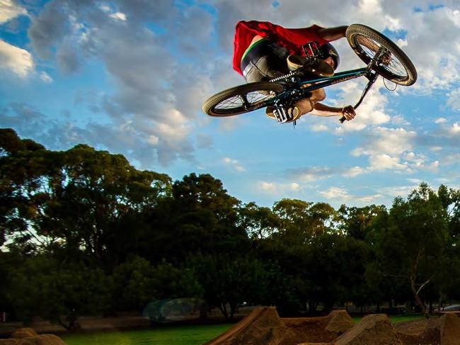 Red Gum BMX track . Adelaide Park lands . Picture: City of Adelaide