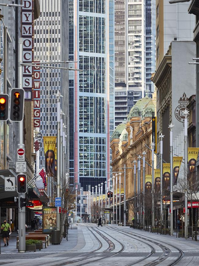 George Street, Sydney CBD. Picture: Nick Cubbin