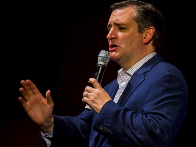 Republican presidential candidate Ted Cruz is seen by traditional party members as abhorrent as Donald Trump. Picture: Kyle Rivas / Getty Images / AFP