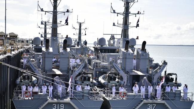 Each patrol boat will have a crew of about 25. Picture: Darcy Fitzgerald